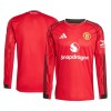 Men's Manchester United Home Long Sleeve Jersey 2025/26 Men's Manchester United Home Long Sleeve Jersey 2025/26