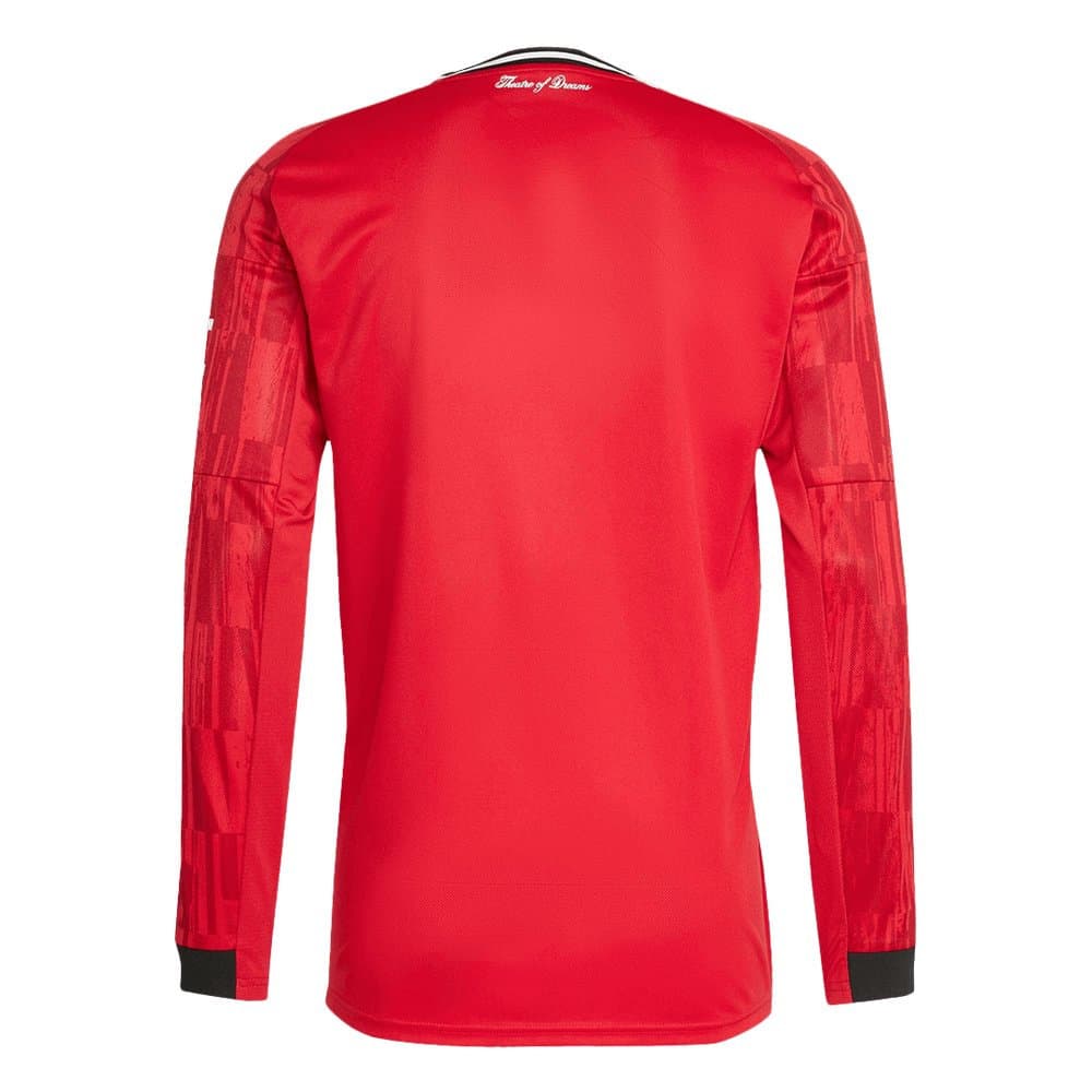Men's Manchester United Home Long Sleeve Jersey 2025/26 Men's Manchester United Home Long Sleeve Jersey 2025/26