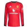 Men's Manchester United Home Long Sleeve Jersey 2025/26 Men's Manchester United Home Long Sleeve Jersey 2025/26