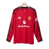 Men's Manchester United Home Long Sleeve Jersey 2025/26 Men's Manchester United Home Long Sleeve Jersey 2025/26