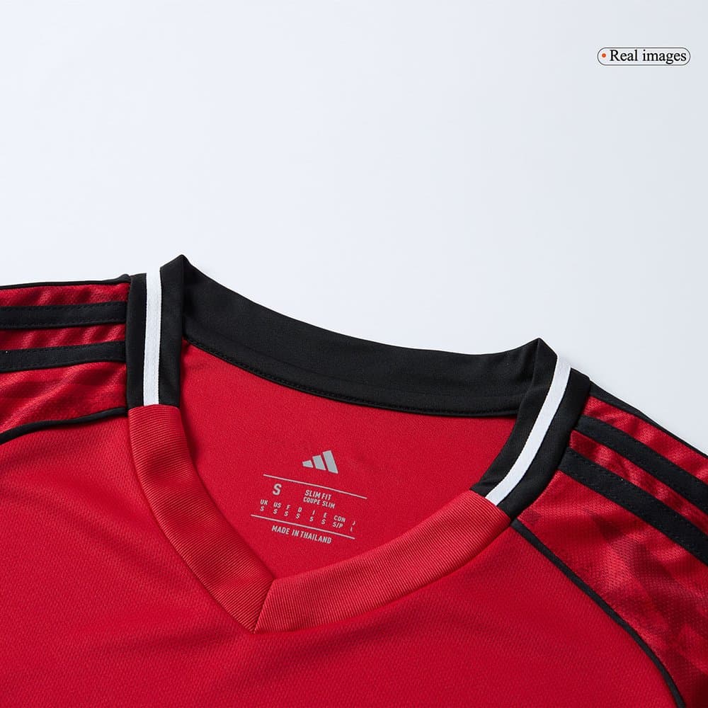 Men's Manchester United Home Long Sleeve Jersey 2025/26 Men's Manchester United Home Long Sleeve Jersey 2025/26