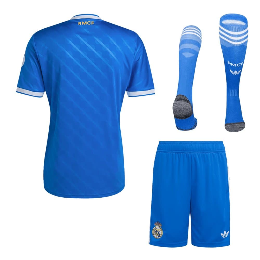 Men's Real Madrid Third Away Jersey Full Kit 2025/26