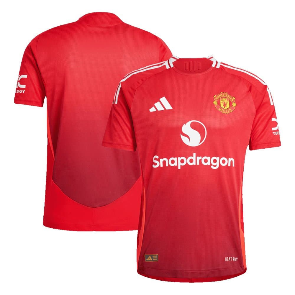 Men's Manchester United Home Authentic Soccer Jersey 2024/25 Men's Manchester United Home Authentic Soccer Jersey 2024/25