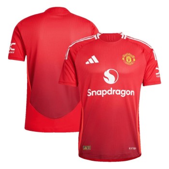 Men's Manchester United Home Authentic Soccer Jersey 2024/25 Men's Manchester United Home Authentic Soccer Jersey 2024/25