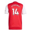 Men's GYÖKERES #14 Arsenal Home Authentic Jersey 2025/26