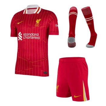 Men's Liverpool Home Jersey Full Kit 2024/25