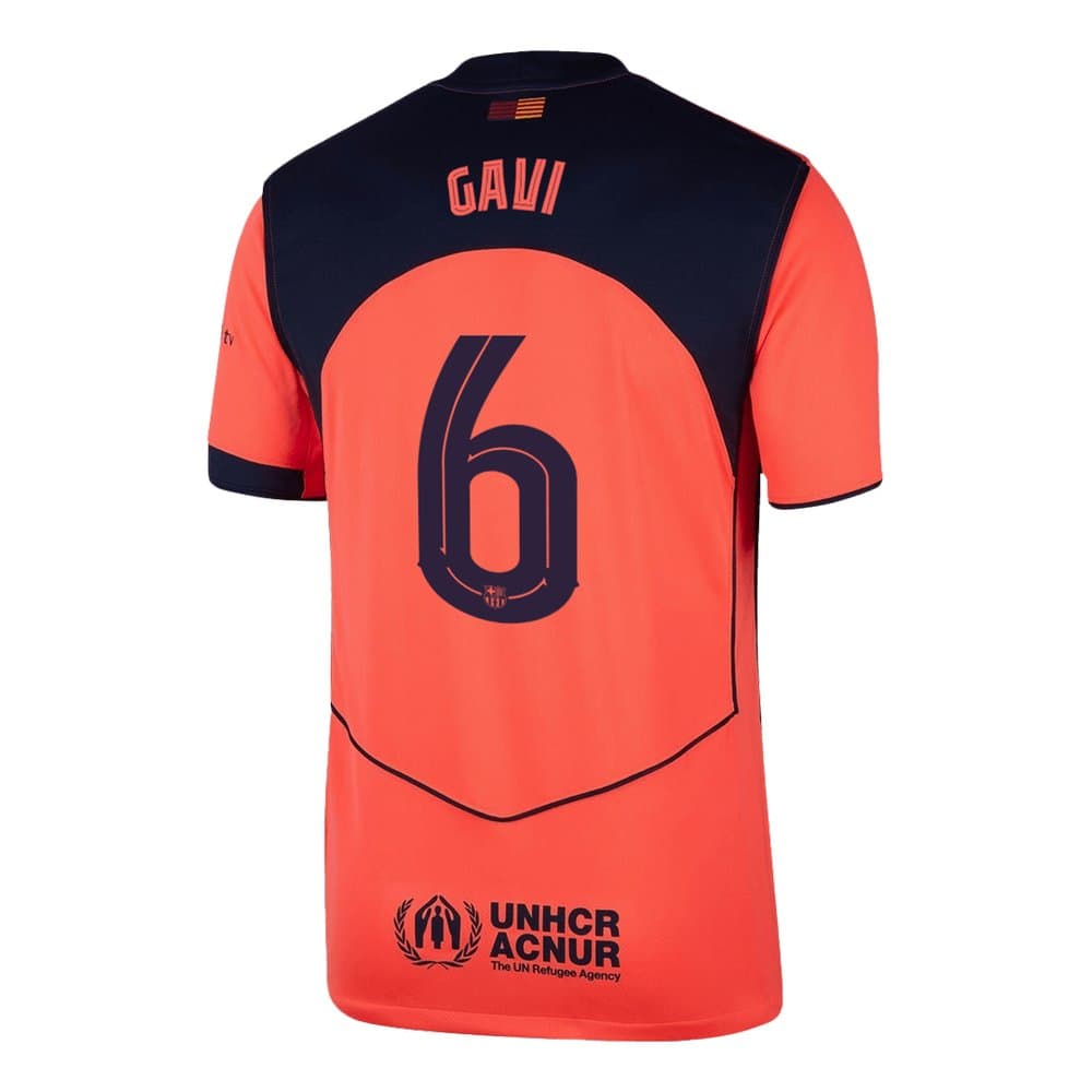 Men's GAVI #6 Barcelona Third Away Replica Soccer Jersey -UCL 2025/26 Men's GAVI #6 Barcelona Third Away Replica Soccer Jersey -UCL 2025/26
