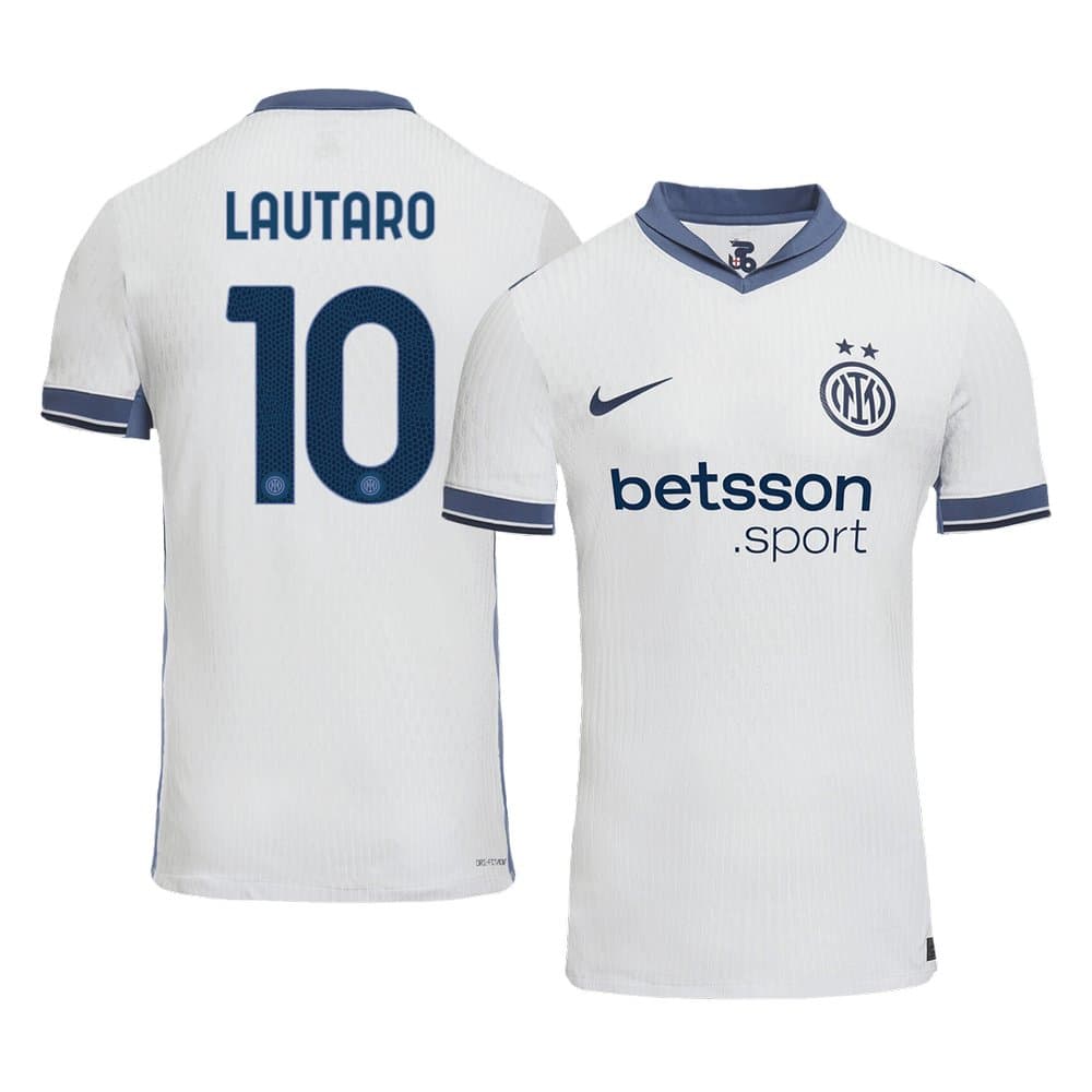 Men's LAUTARO #10 Inter Milan Away Authentic Soccer Jersey 2024/25 Men's LAUTARO #10 Inter Milan Away Authentic Soccer Jersey 2024/25