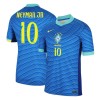Men's NEYMAR JR #10 Brazil Away Replica Soccer Jersey 2024