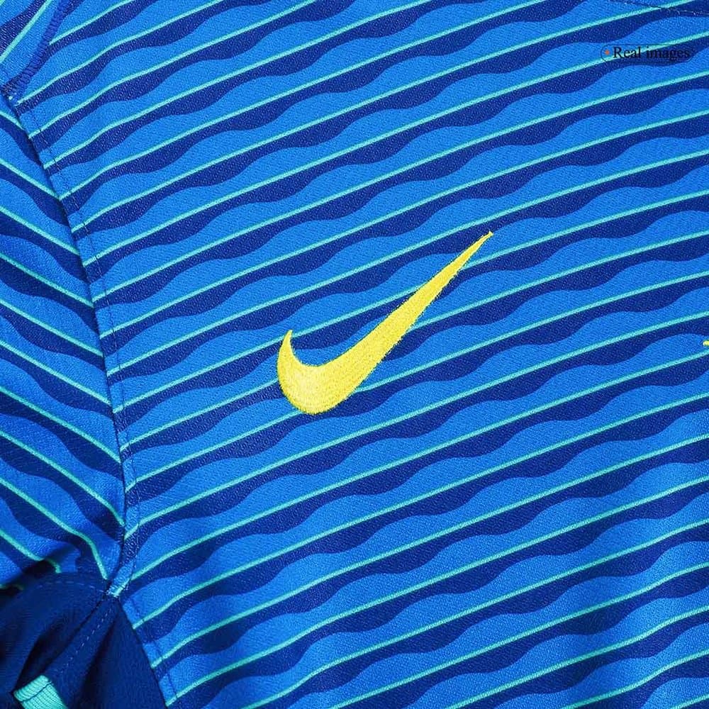 Men's NEYMAR JR #10 Brazil Away Replica Soccer Jersey 2024