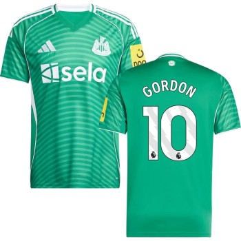 Men's GORDON #10 Newcastle United Away Replica Jersey 2025/26