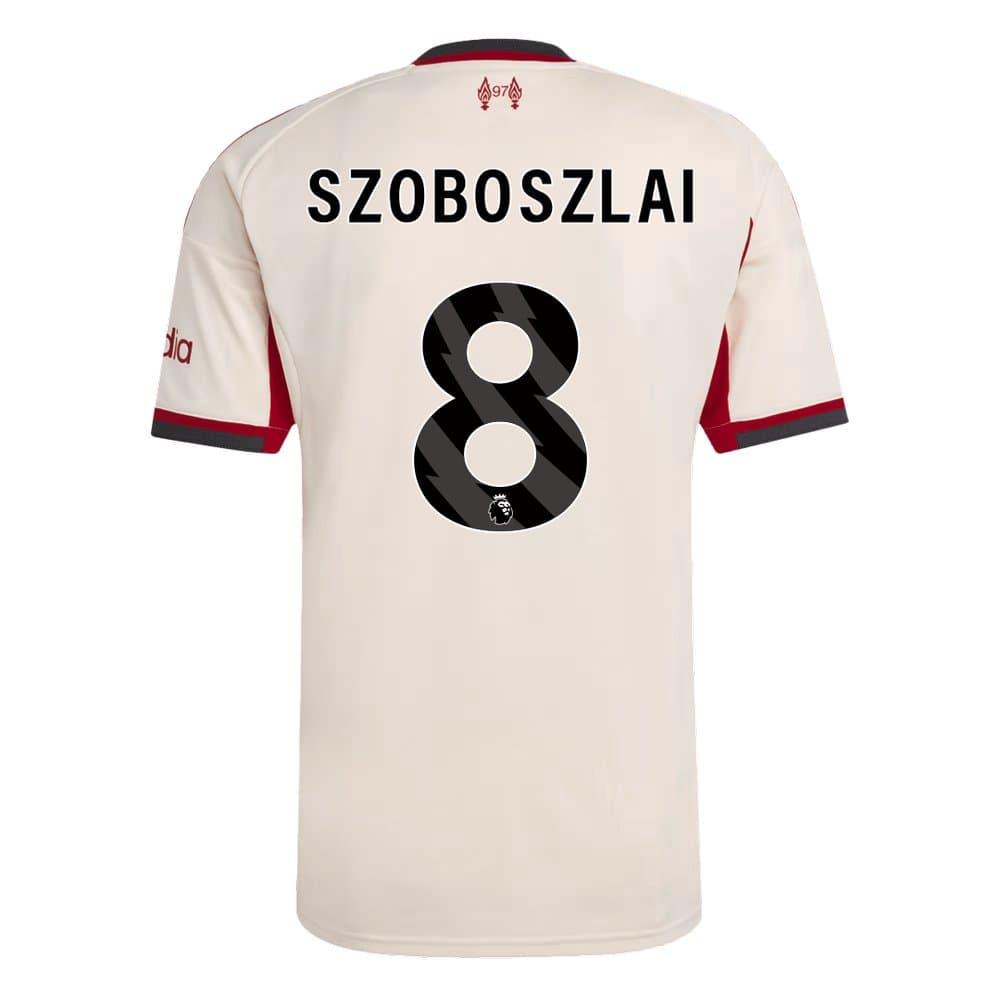 Men's SZOBOSZLAI #8 Liverpool Away Replica Soccer Jersey 2025/26 Men's SZOBOSZLAI #8 Liverpool Away Replica Soccer Jersey 2025/26