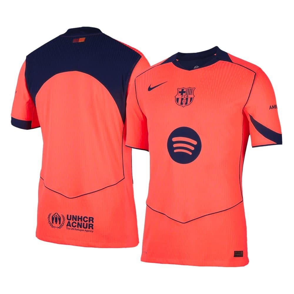 Men's Barcelona Third Away Authentic Soccer Jersey 2025/26 Men's Barcelona Third Away Authentic Soccer Jersey 2025/26