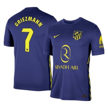 Men's GRIEZMANN #7 Atletico Madrid Away Replica Soccer Jersey 2025/26 Men's GRIEZMANN #7 Atletico Madrid Away Replica Soccer Jersey 2025/26