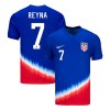 Men's REYNA #7 USA Away Replica Soccer Jersey Copa America 2024