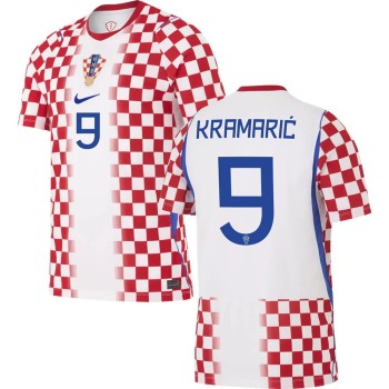 Men's KRAMARIĆ #9 Croatia Home Replica Jersey World Cup 2026