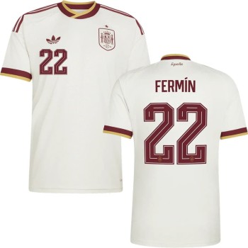 Kid's FERMÍN #22 Spain Away Replica Jersey World Cup 2026 Kid's FERMÍN #22 Spain Away Replica Jersey World Cup 2026