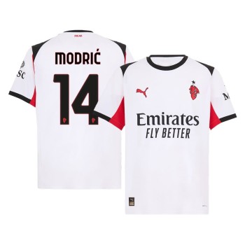 Men's MODRIĆ #14 AC Milan Away Replica Soccer Jersey 2025/26