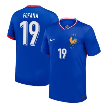 Men's FOFANA #19 France Home Replica Soccer Jersey 2024