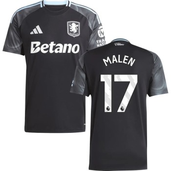 Kid's MALEN #17 Aston Villa Away Replica Jersey 2025/26 Kid's MALEN #17 Aston Villa Away Replica Jersey 2025/26