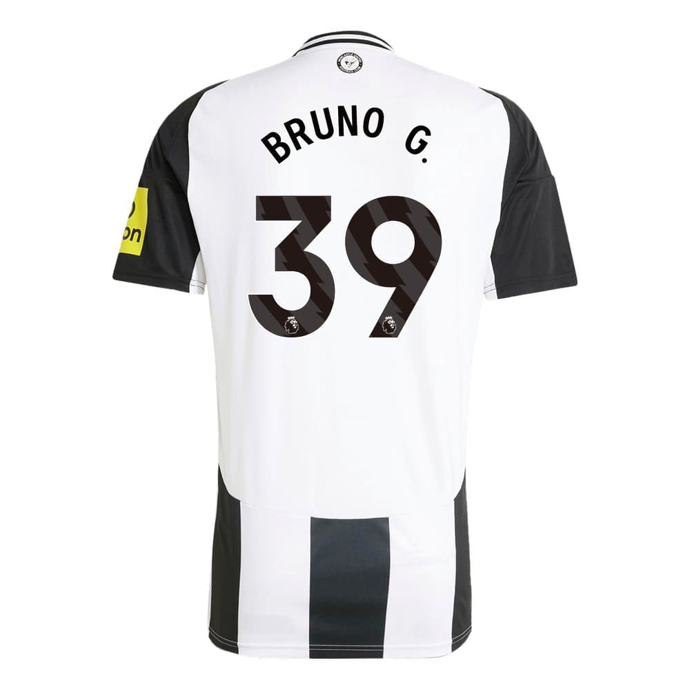 Men's BRUNO G. #39 Newcastle United Home Replica Soccer Jersey 2024/25