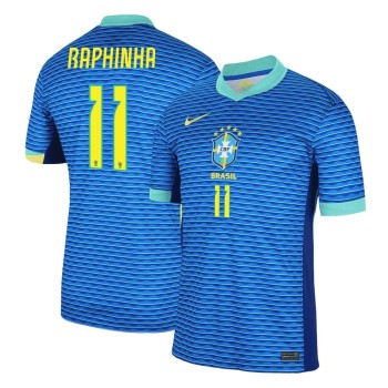 Men's RAPHINHA #11 Brazil Away Replica Soccer Jersey Copa America 2024 Men's RAPHINHA #11 Brazil Away Replica Soccer Jersey Copa America 2024