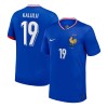 Men's KALULU #19 France Home Replica Soccer Jersey 2024 Men's KALULU #19 France Home Replica Soccer Jersey 2024