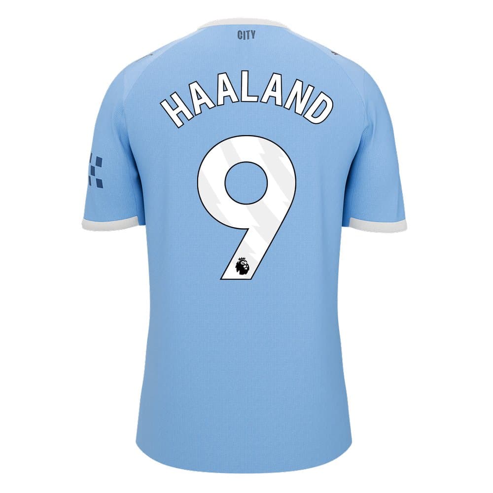 Men's HAALAND #9 Manchester City Home Replica Soccer Jersey 2025/26 Men's HAALAND #9 Manchester City Home Replica Soccer Jersey 2025/26