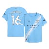 Men's RODRIGO #16 Manchester City Home Authentic Jersey 2025/26