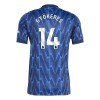 Men's GYÖKERES #14 Arsenal Away Replica Soccer Jersey 2025/26