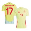 Men's WILLIAMS JR. #17 Spain Away Replica Soccer Jersey EURO 2024 Men's WILLIAMS JR. #17 Spain Away Replica Soccer Jersey EURO 2024