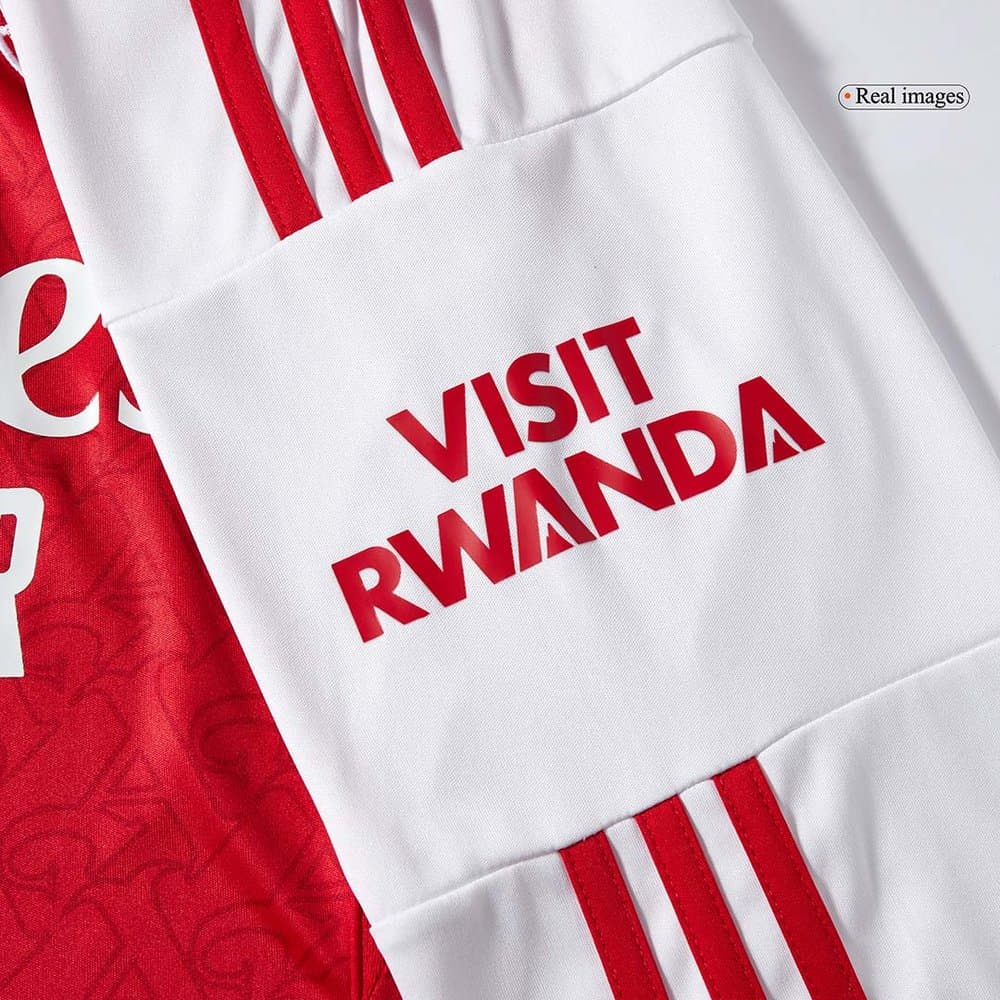Men's Arsenal Home Long Sleeve Jersey 2025/26 Men's Arsenal Home Long Sleeve Jersey 2025/26