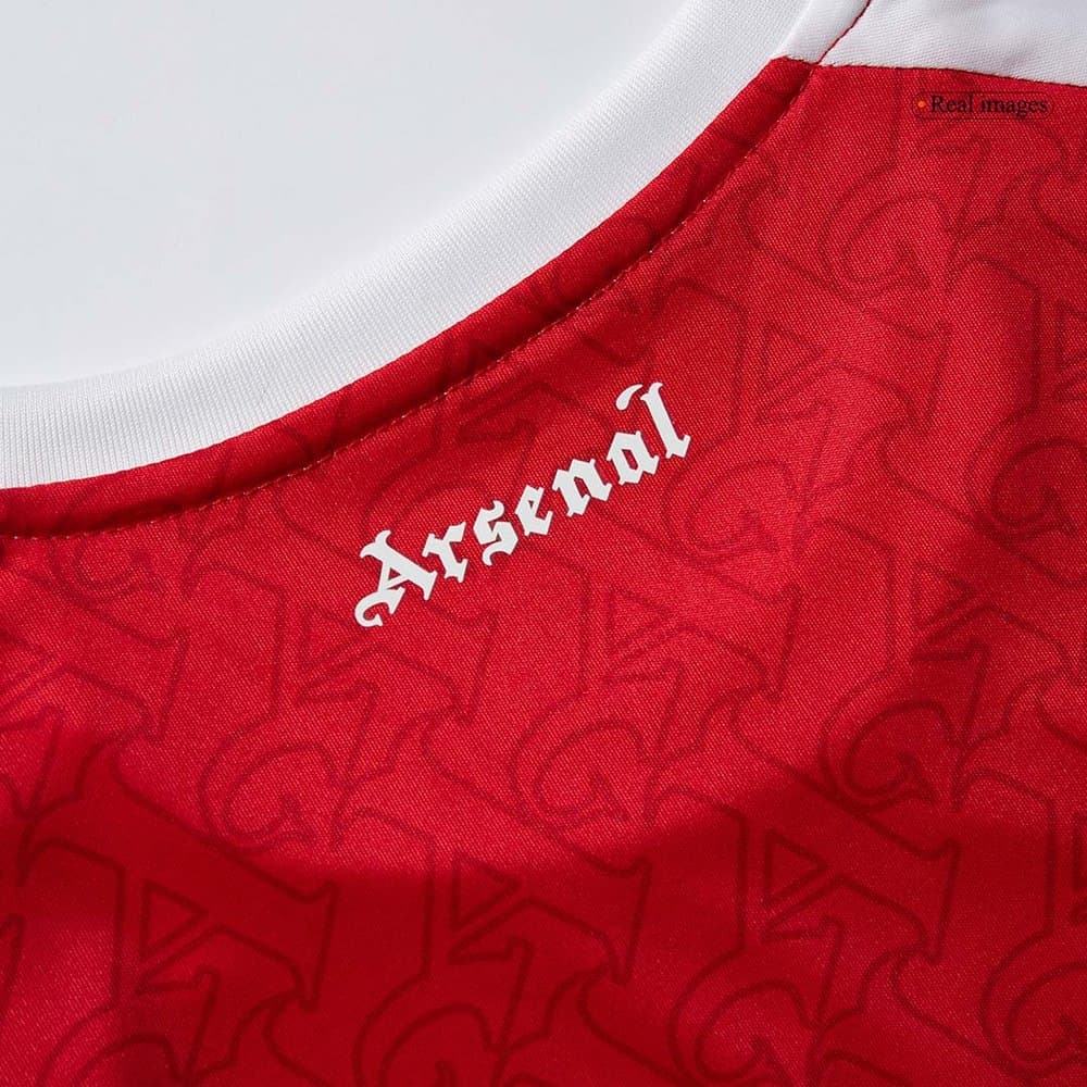 Men's Arsenal Home Long Sleeve Jersey 2025/26 Men's Arsenal Home Long Sleeve Jersey 2025/26