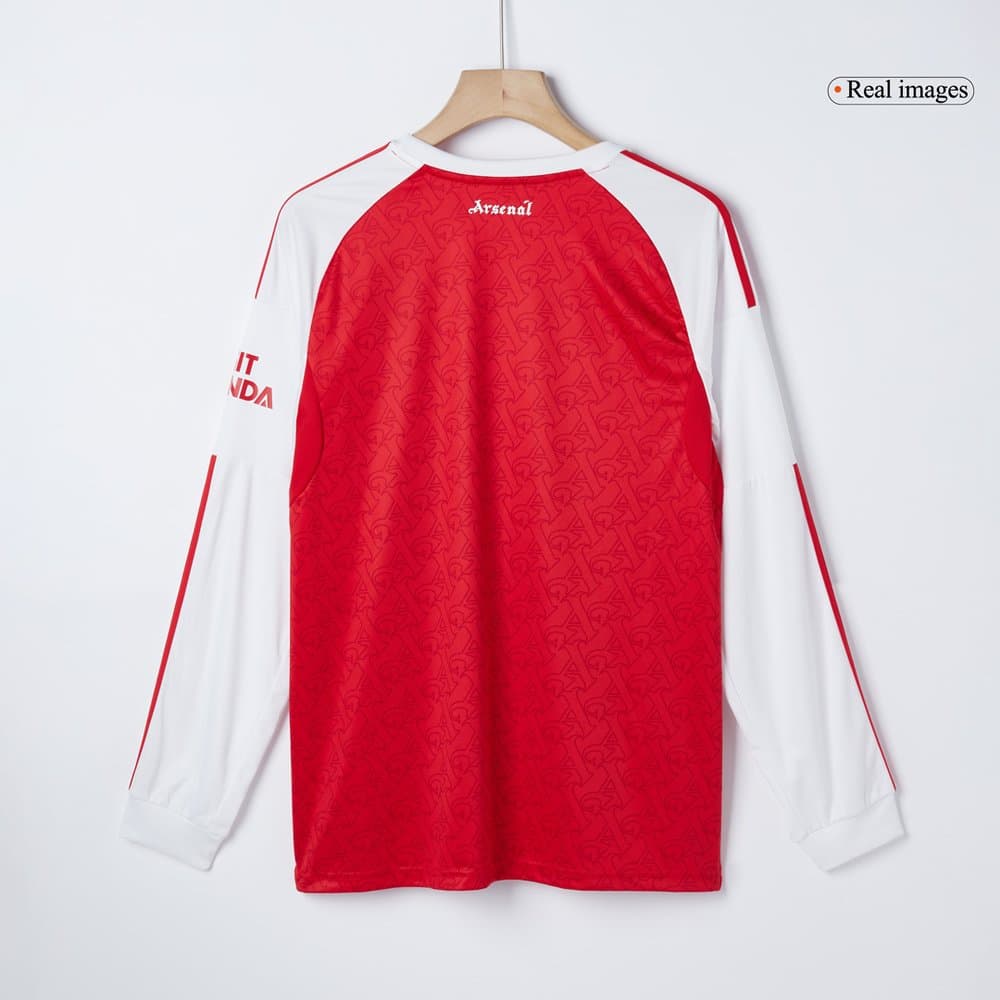 Men's Arsenal Home Long Sleeve Jersey 2025/26 Men's Arsenal Home Long Sleeve Jersey 2025/26