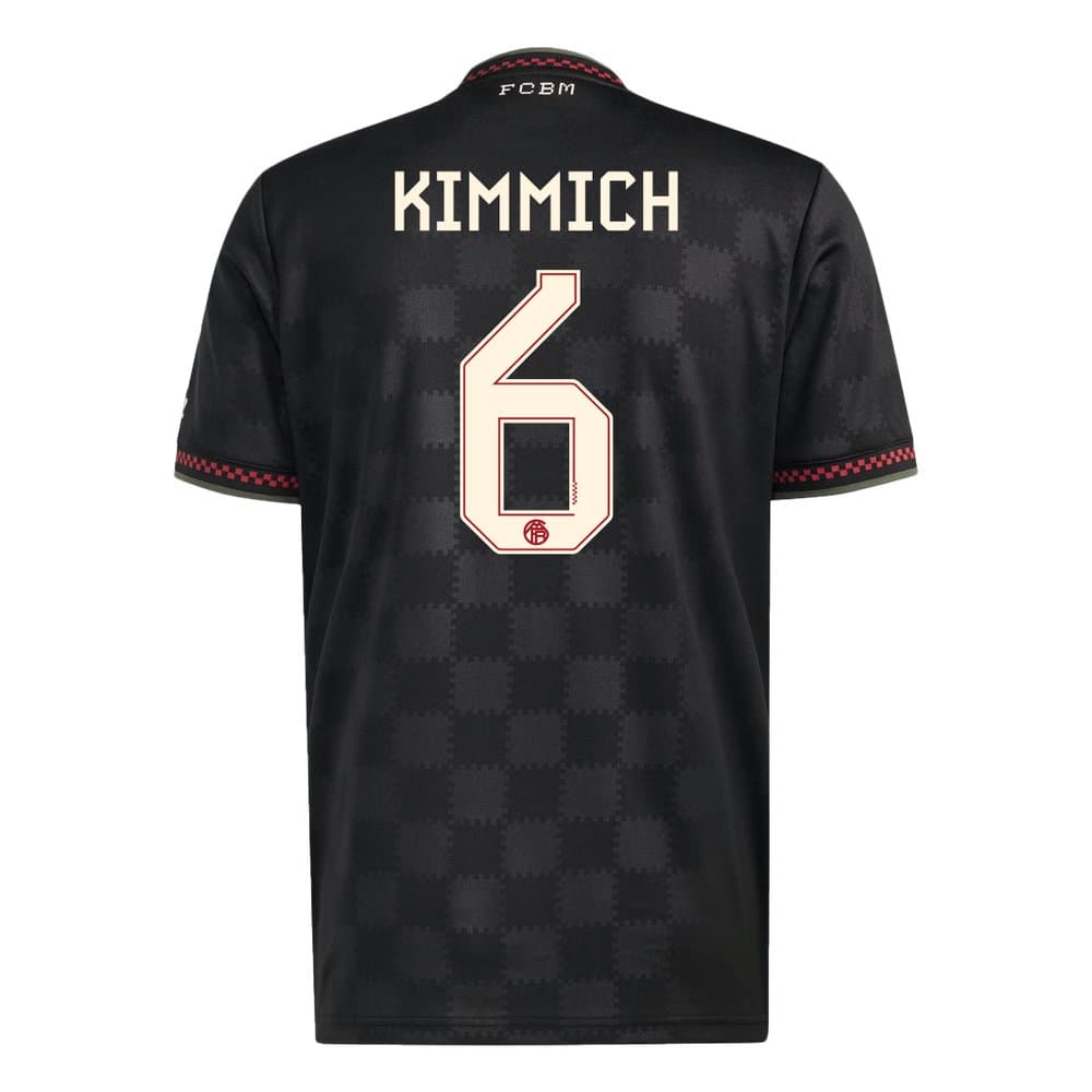 Men's KIMMICH #6 Bayern Munich Third Away Replica Soccer Jersey 2025/26