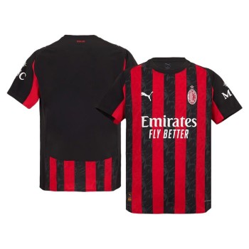 Men's AC Milan Home Authentic Soccer Jersey 2025/26 Men's AC Milan Home Authentic Soccer Jersey 2025/26