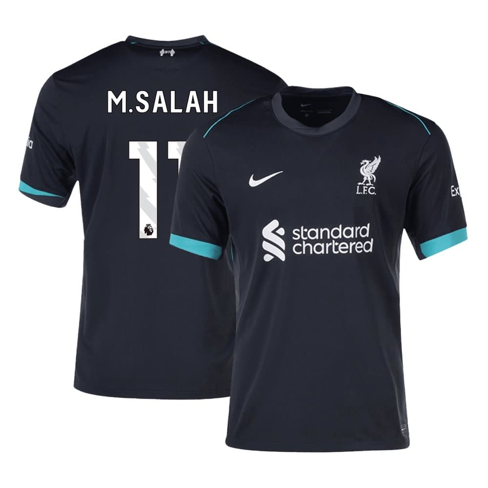 Men's M.SALAH #11 Liverpool Away Replica Soccer Jersey 2024/25