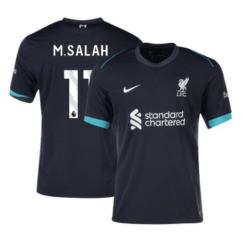 Men's M.SALAH #11 Liverpool Away Replica Soccer Jersey 2024/25