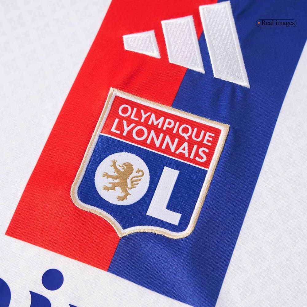 Men's Olympique Lyonnais Home Replica Soccer Jersey 2025/26 Men's Olympique Lyonnais Home Replica Soccer Jersey 2025/26
