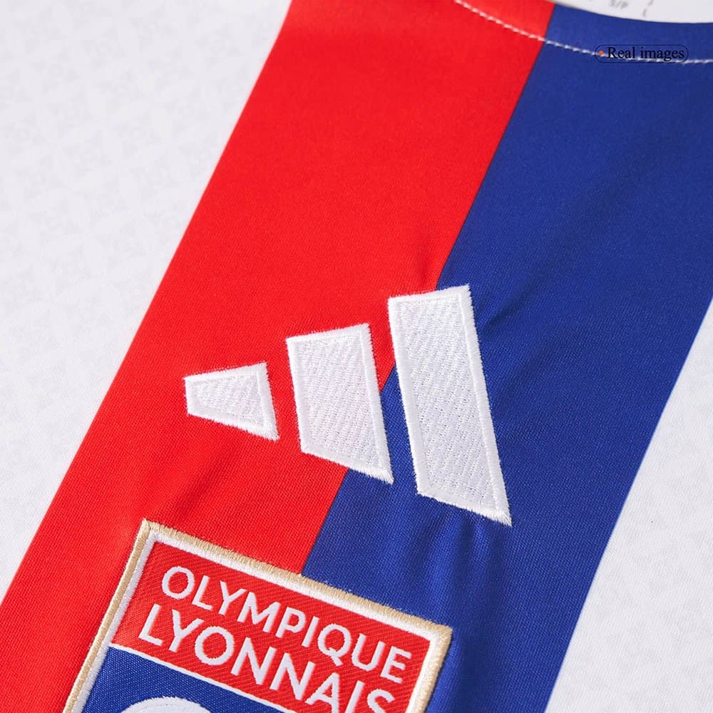 Men's Olympique Lyonnais Home Replica Soccer Jersey 2025/26 Men's Olympique Lyonnais Home Replica Soccer Jersey 2025/26