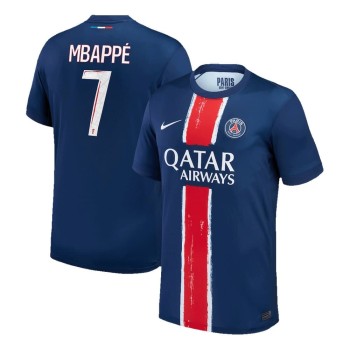 Men's MBAPPÉ #7 PSG Home Replica Soccer Jersey 2024/25 Men's MBAPPÉ #7 PSG Home Replica Soccer Jersey 2024/25