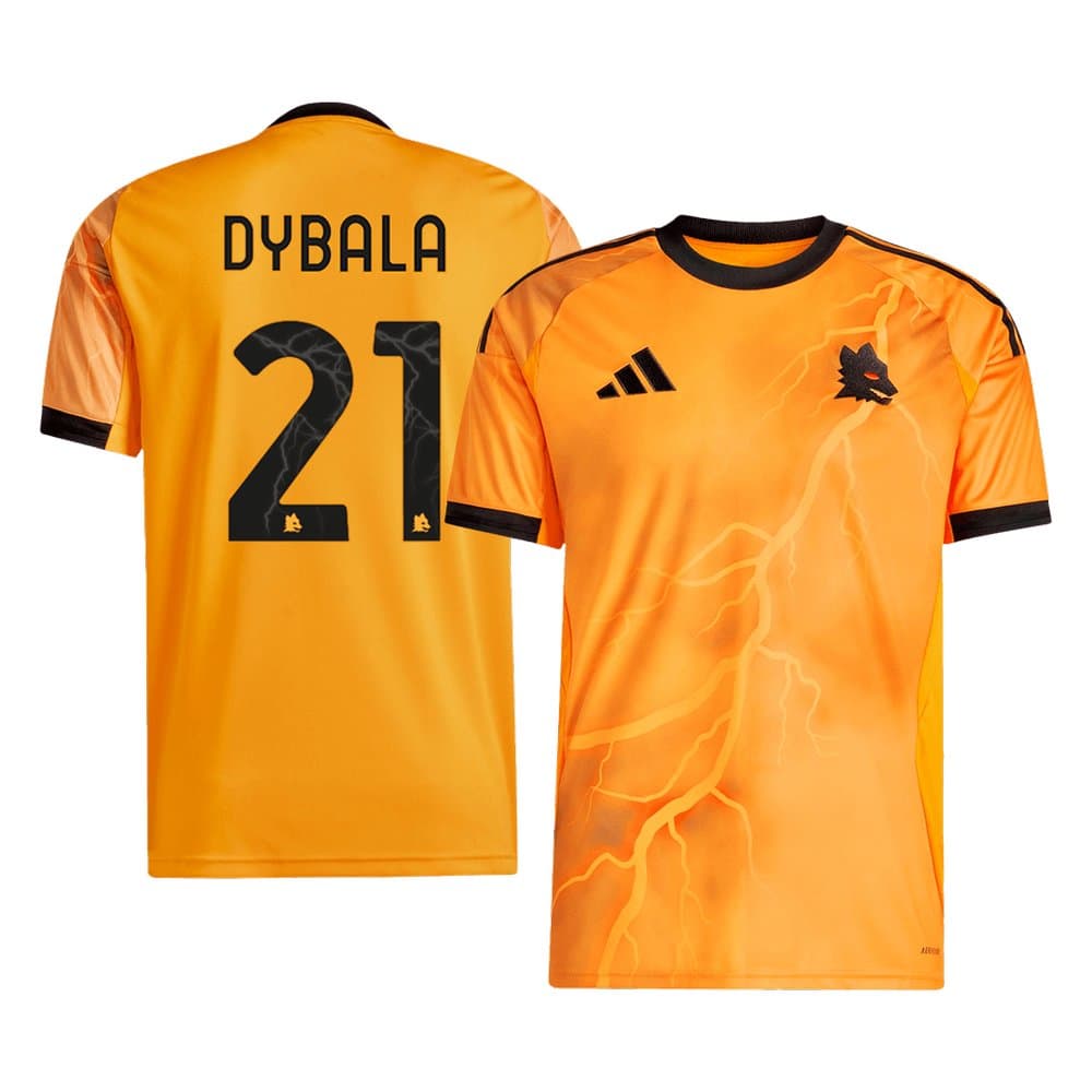 Men's DYBALA #21 Roma Away Replica Soccer Jersey 2025/26 Men's DYBALA #21 Roma Away Replica Soccer Jersey 2025/26