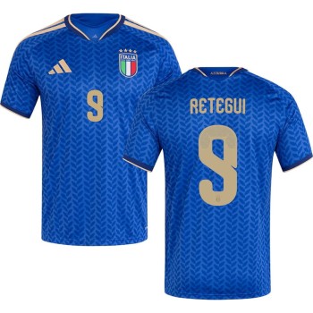 Kid's RETEGUI #9 Italy Home Replica Jersey World Cup 2026 Kid's RETEGUI #9 Italy Home Replica Jersey World Cup 2026