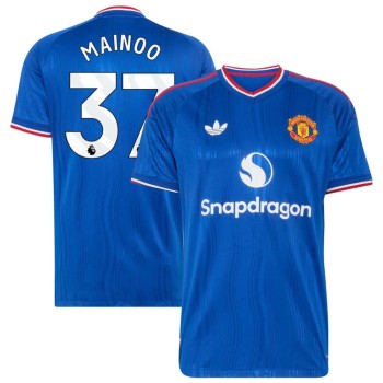 Men's MAINOO #37 Manchester United Away Authentic Jersey 2026/27 Men's MAINOO #37 Manchester United Away Authentic Jersey 2026/27