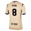 Men's PEDRI #8 Barcelona Away Replica Soccer Jersey -UCL 2025/26