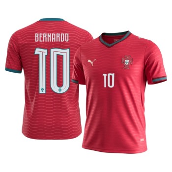 Men's BERNARDO #10 Portugal Home Replica Soccer Jersey World Cup 2026 Men's BERNARDO #10 Portugal Home Replica Soccer Jersey World Cup 2026