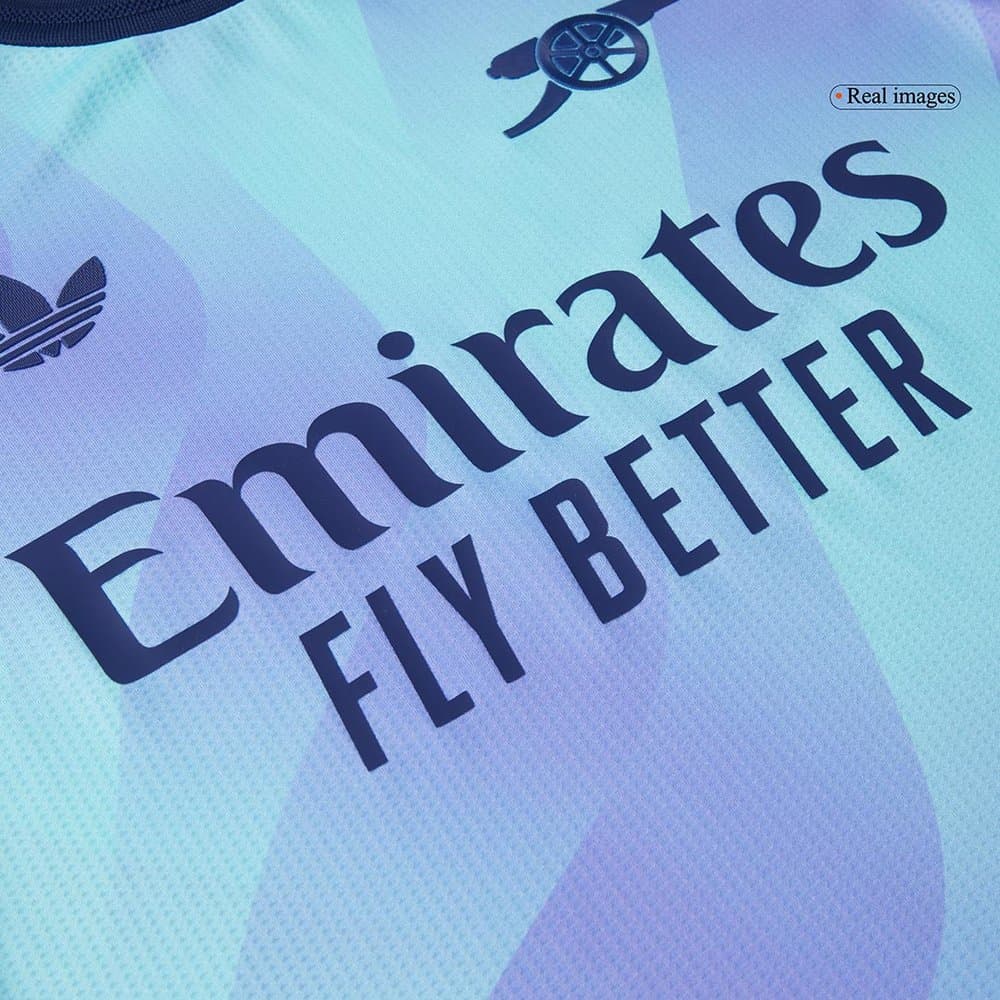 Men's Arsenal Third Away Authentic Jersey 2024/25 Men's Arsenal Third Away Authentic Jersey 2024/25