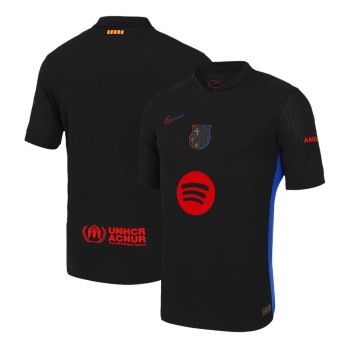 Men's Barcelona Away Authentic Soccer Jersey - Spotify Logo Without Text 2024/25 Men's Barcelona Away Authentic Soccer Jersey - Spotify Logo Without Text 2024/25