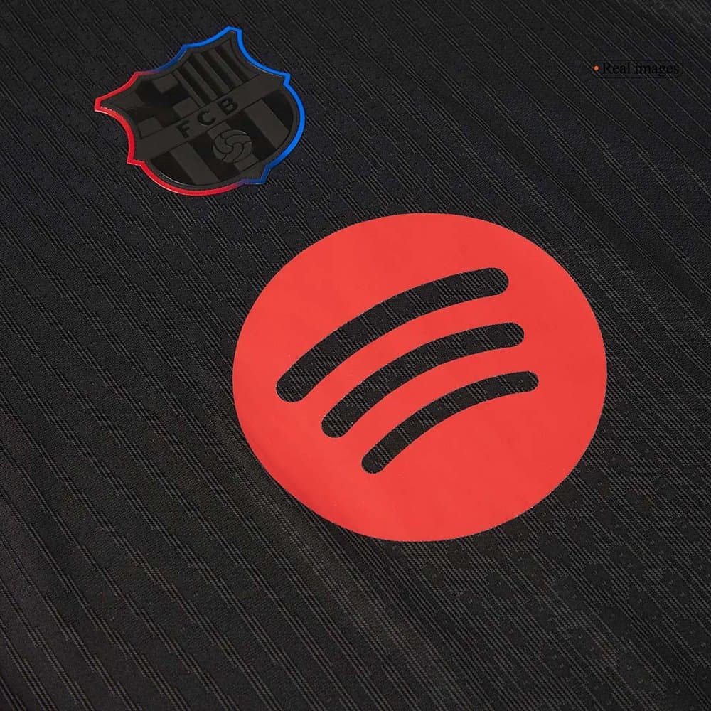 Men's Barcelona Away Authentic Soccer Jersey - Spotify Logo Without Text 2024/25