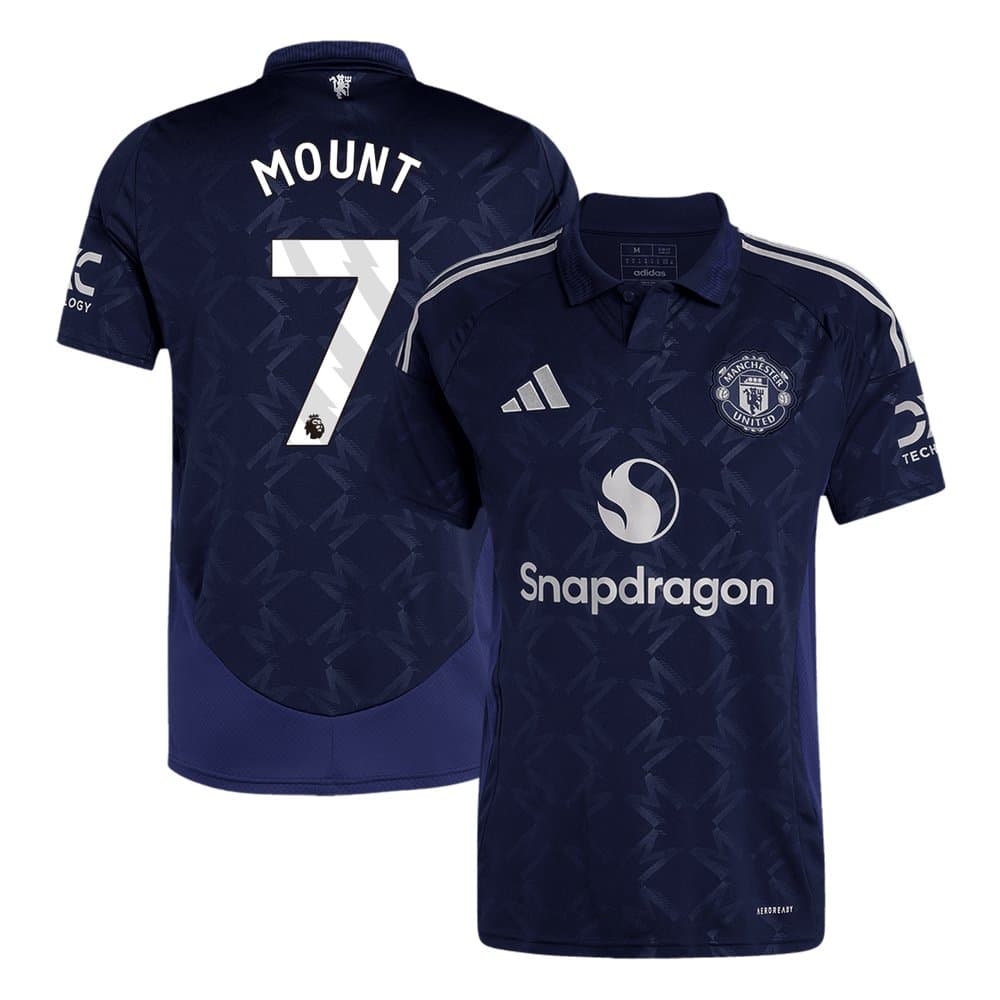 Men's MOUNT #7 Manchester United Away Replica Soccer Jersey 2024/25